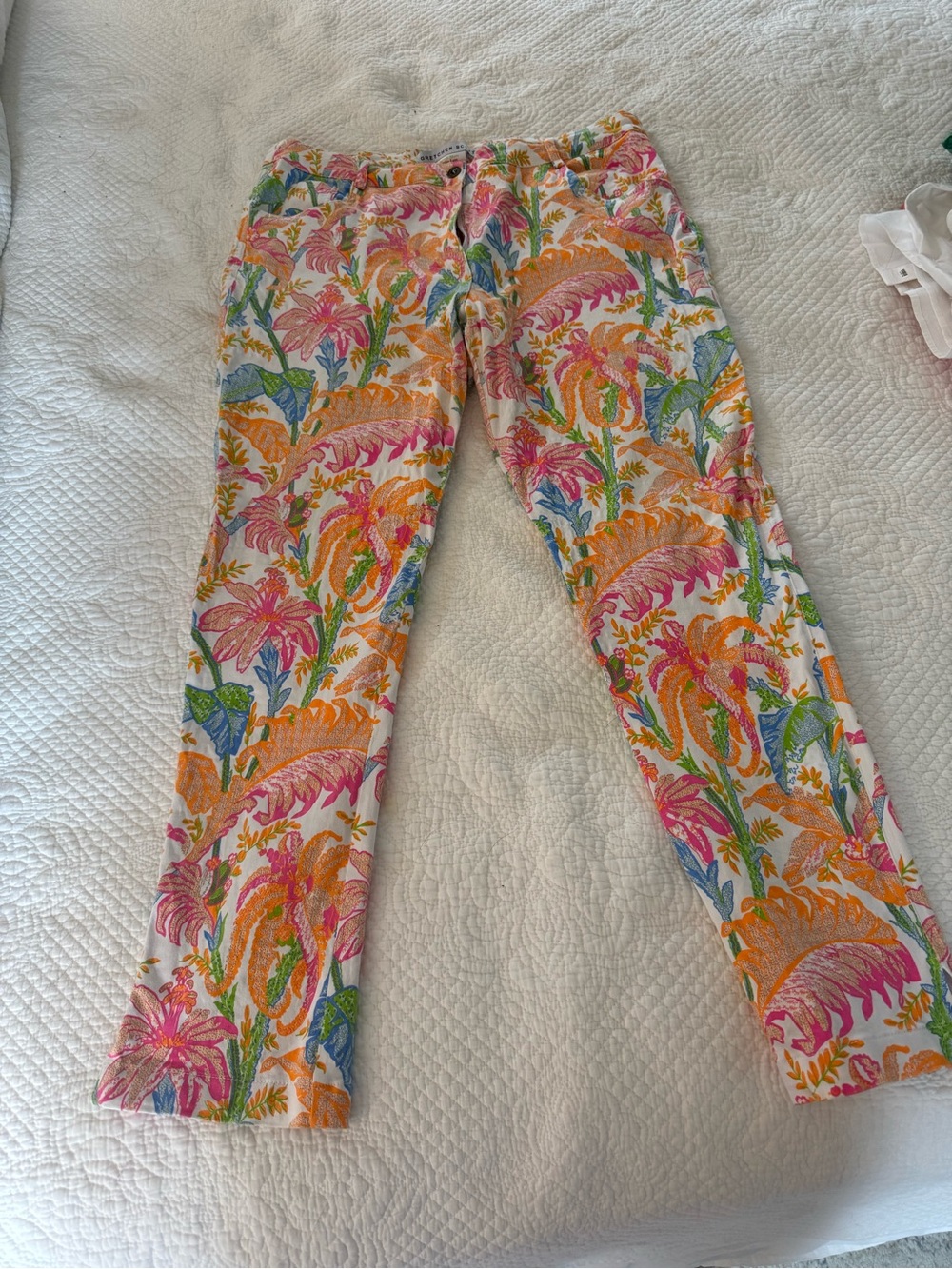 Gretchen Scott Women's Multicolor Floral Print Jeans
